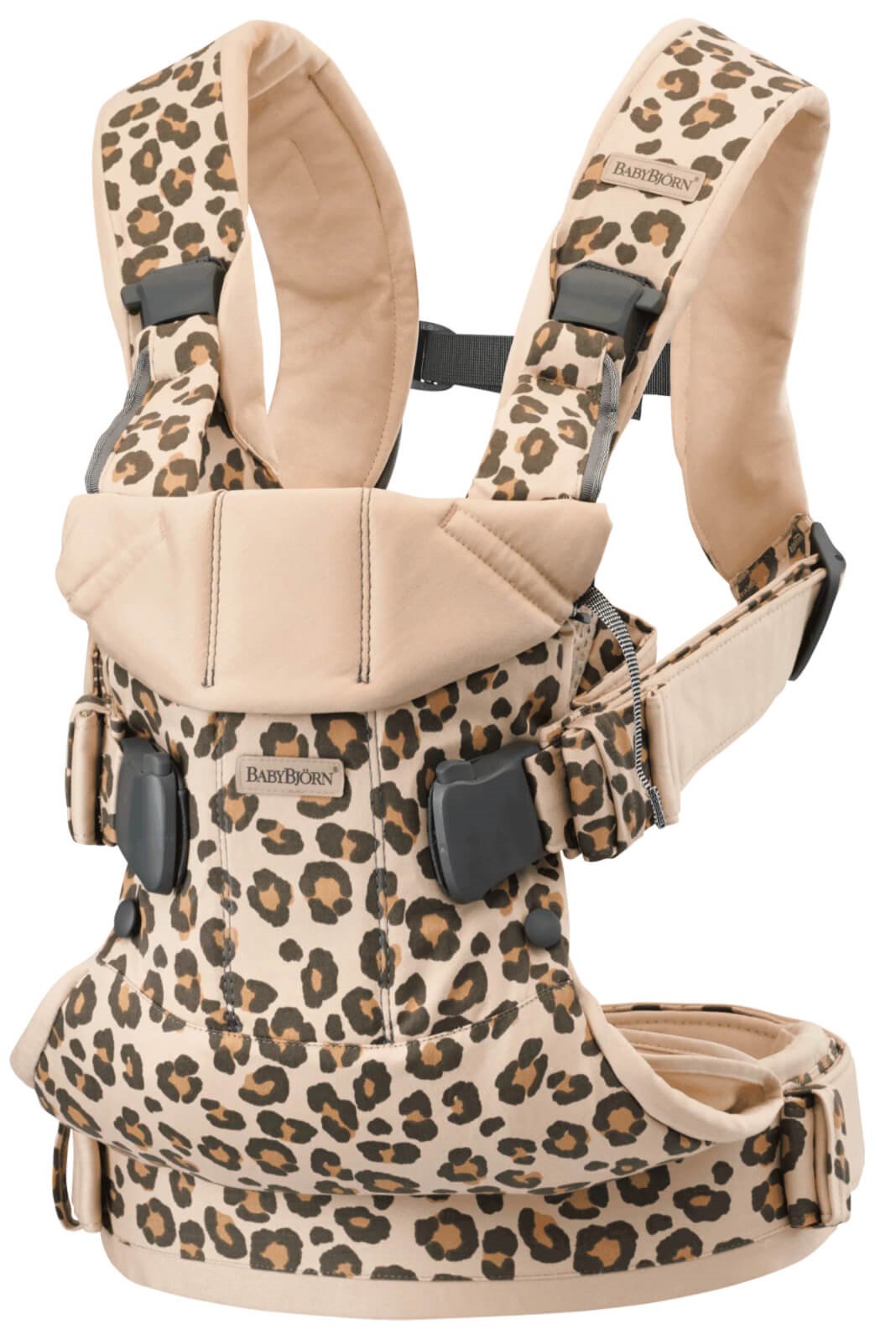 Marsupiu anatomic BabyBjorn One Beige/Leopard